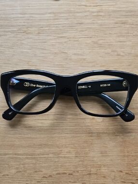 Oliver Goldsmith Consul-S Black Cat-Eye Glasses